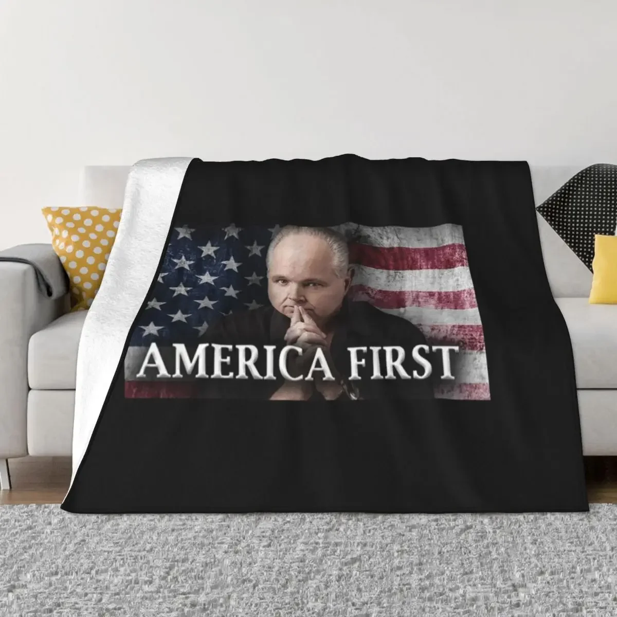 design-rush limbaugh Throw Blanket Decoratives Luxury Thicken Picnic Blankets