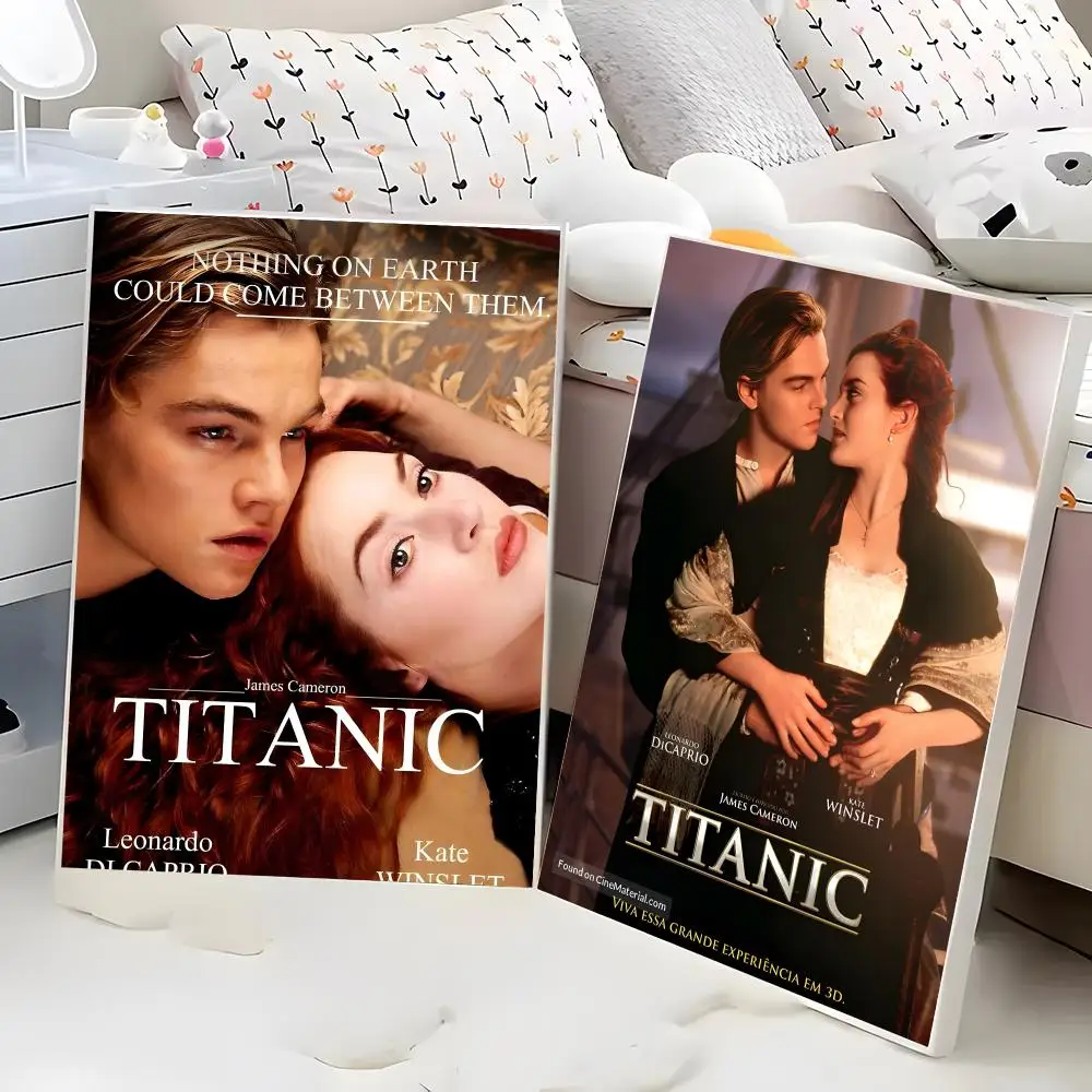 T-Titanic James Cameron Epic Romance Jack & Rose Icon Painting Calligraphy Poster Eco-Friendly Decor Frameless Canvas