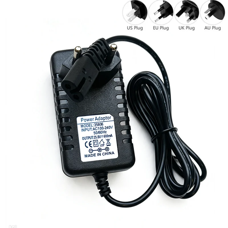25.8V Charger for JIMMY Vacuum Cleaner 21.6V Battery HC3 JV51/JV71/JV52/JV53 Handheld Cordless Parts Adapter Power Cord 1.5m