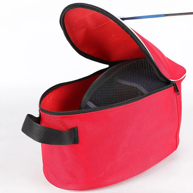 Fencing Mask Carry Protection Case Hight Quality Helmet Protective with Padded Bib for Daily Practice and Competition