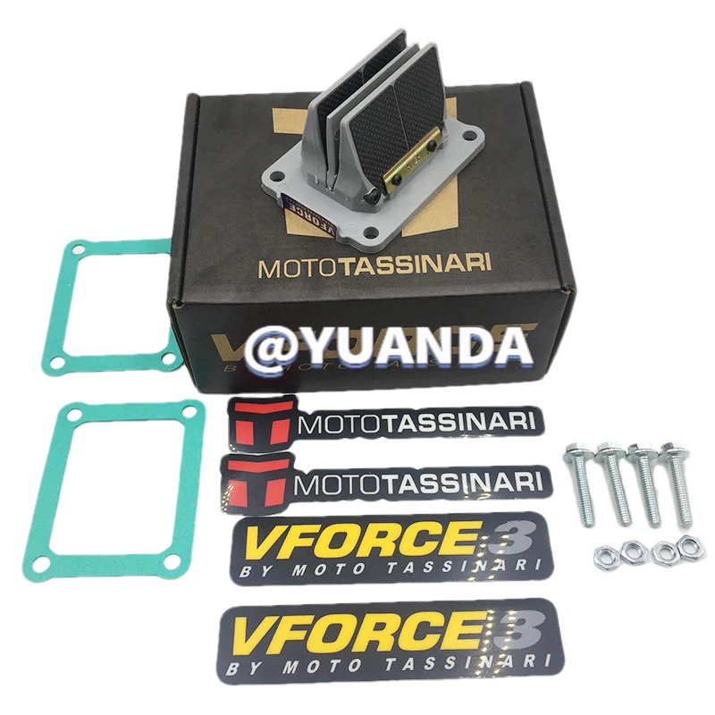 Motorcycle VForce For HONDA CR125 NSR 1987-2000 2002 V-Force Delta 2 Reed Valve Cage system