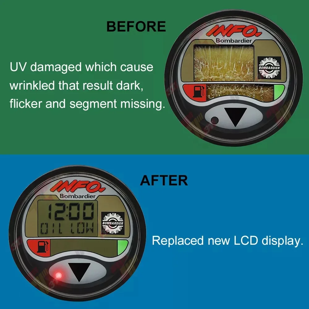 Display for SeaDoo GTI GTX LRV LTD LE RFI DI Info Gauge