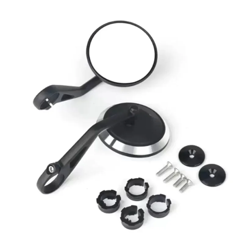 

X39A-Handlebar Rearview Side Mirrors For Motorcycle Bar End Mirror Kit For Street Triple S 765 765RS 765R Bobber T120 Daytona 66