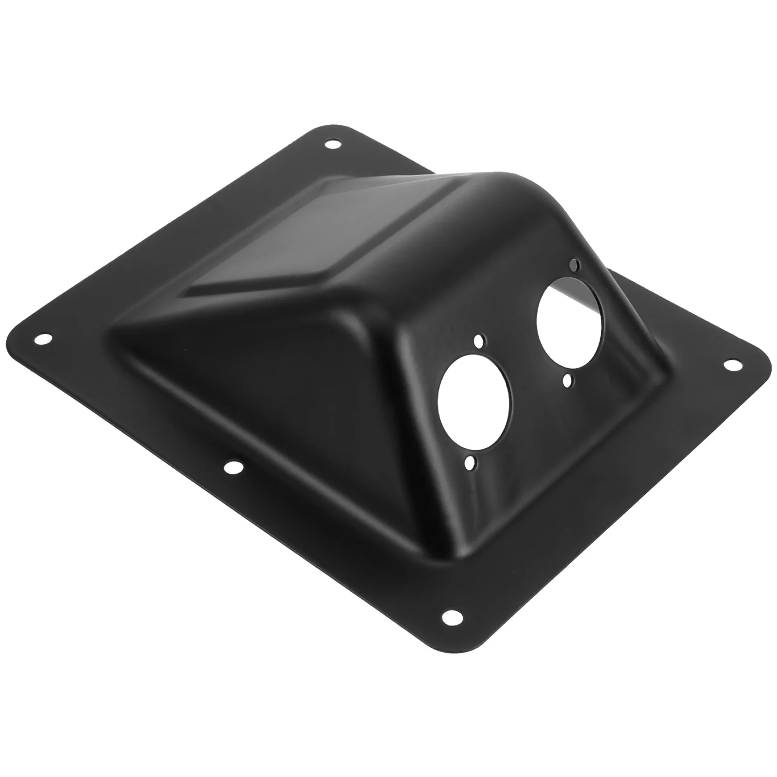 

Speaker Iron Square Base Junction Box 141x170mm Durable Audio Connector Terminal Panel For Stage Speaker Accessories Black Pad