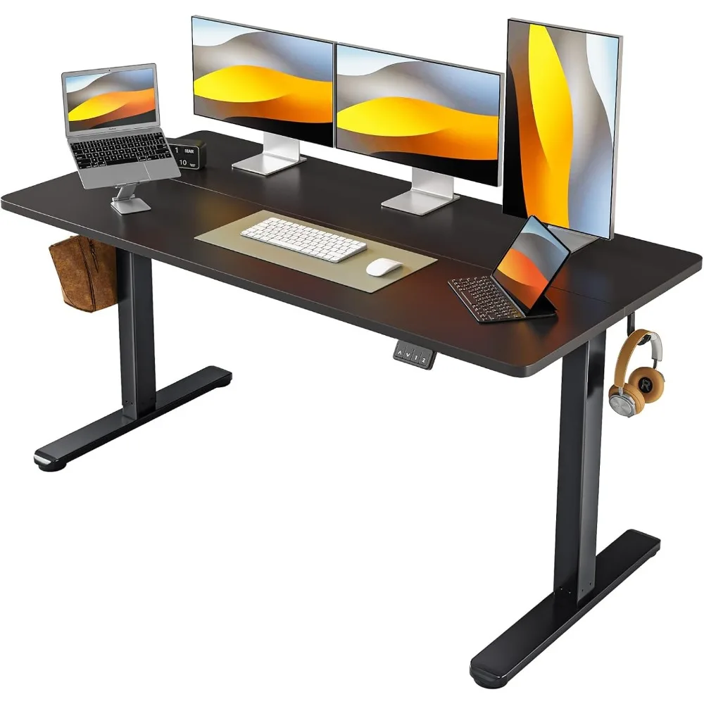 

Electric Standing Desk, Height Adjustable Stand up Desk, 60 x 24 Inches Sit Stand Home