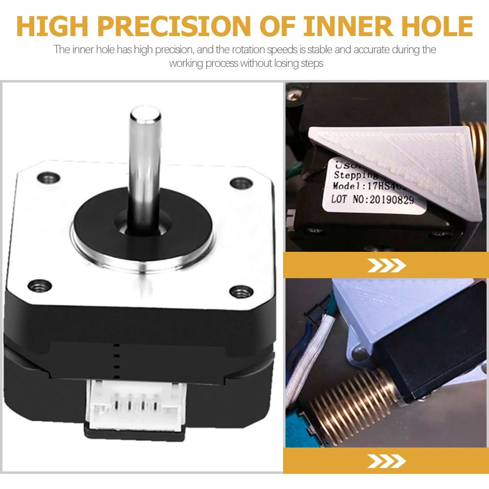 

Universal 42 Phase Stepper Motor Steel Durable Wear-Resistant Printer Stepper Motor Kit High Torque Driver