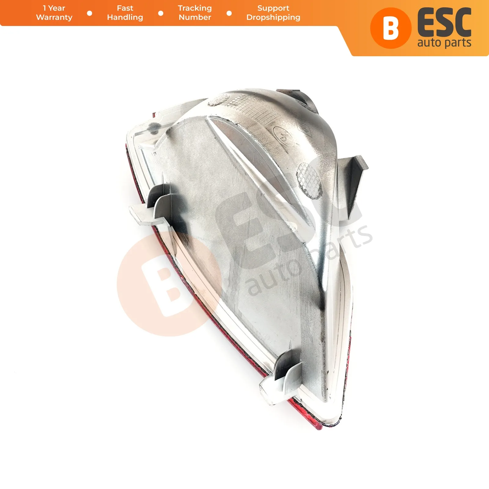 ESP989-1 Rear Fog End Light Lamp Lens 265854470R Left for Renault Symbol MK3 Logan Sedan Sandero Stepway MK2 Facelift