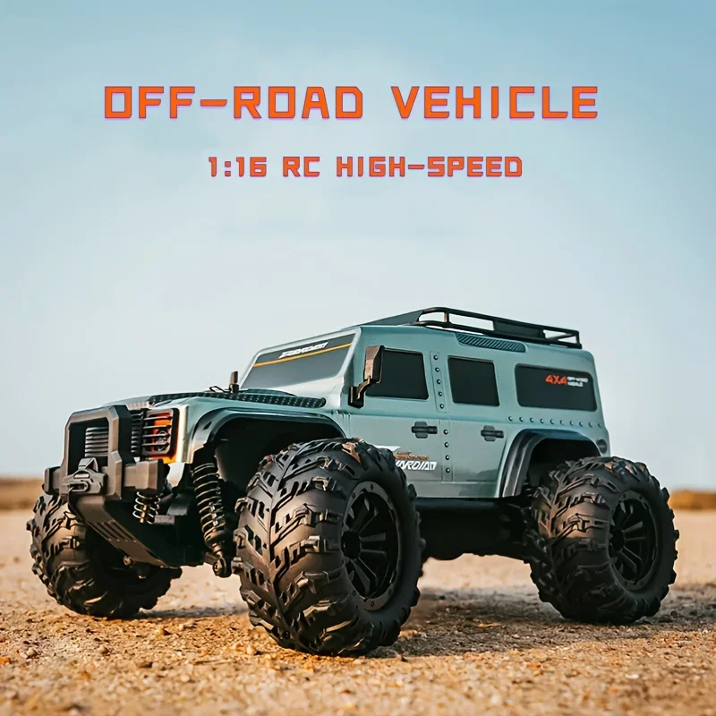 1:16 Scale G2201 High-Speed RC Off-Road Truck - 55km/h, Dual Motors, 4WD, 2.4G Remote Control, 2 x 7.4V 1500mAh Batteries