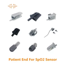 All SpO2 Sensor Patient Kits Finger Clip Silicone Soft Wrap Animal Veterinary Tonge Clips SAP2 Probe Adult Pediatric Neonates