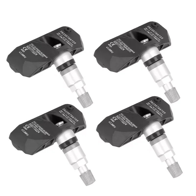 4 Pcs TPMS Tire Pressure Sensors 36236798726 For BMW E90 E60 E63 E65 F01 E83 E70 E71 3-Ser 5-Series X3 X5 X6 7-Series 433MHz