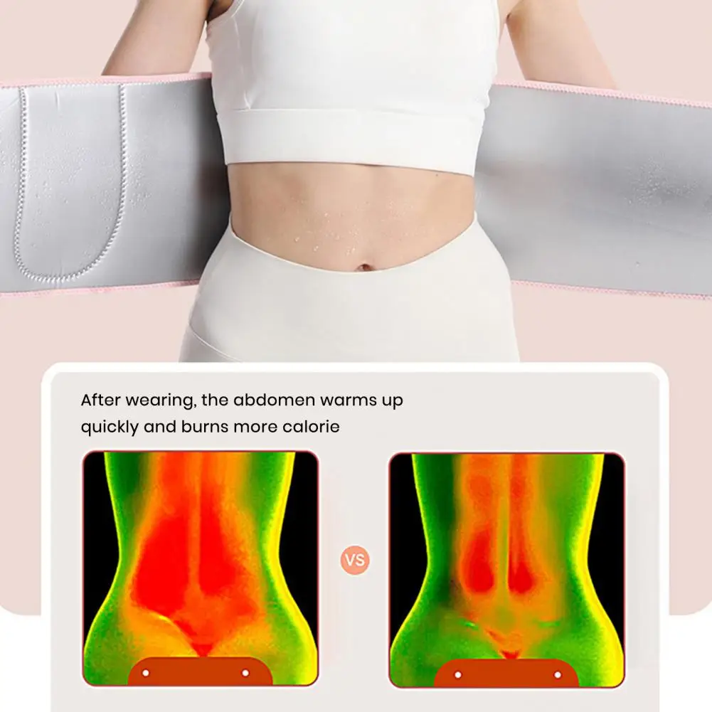 

High-intensity Workout Waist Wrap Sweat Belt Waist Trainer for Women Men Flexible Stomach Wrap for High-intensity for Training