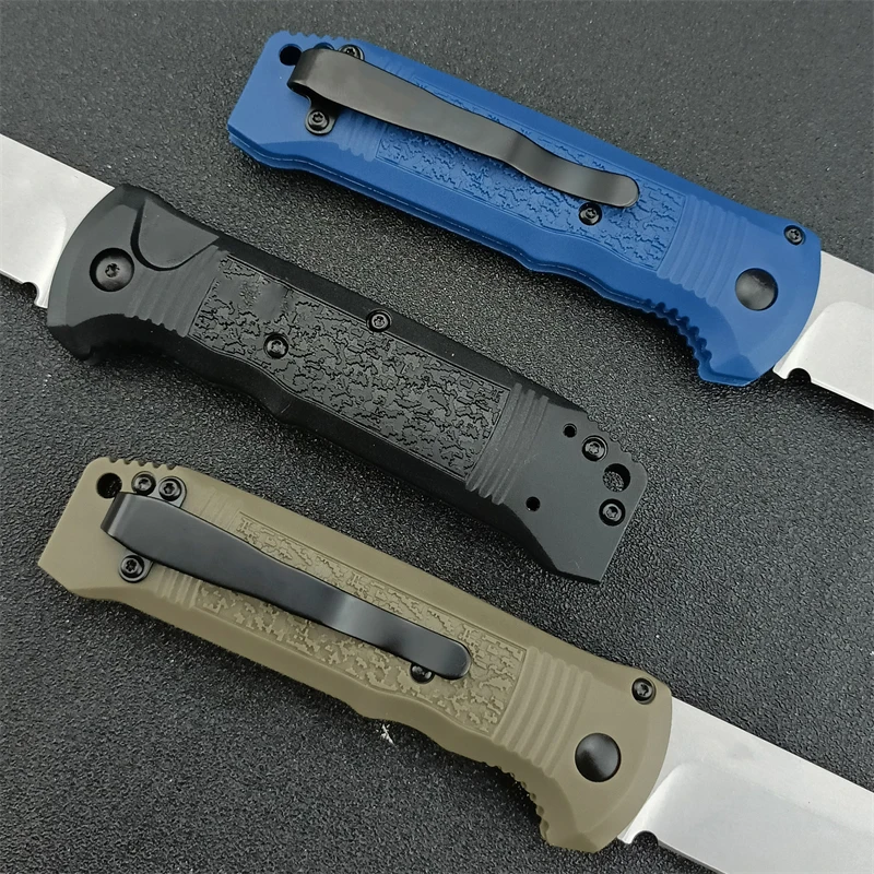 Juli Edition BM4400 Self Defense Survival Folding Knife Nylon Brazing Handle Outdoor Hunting Tactics Camping EDC Pocket Knife