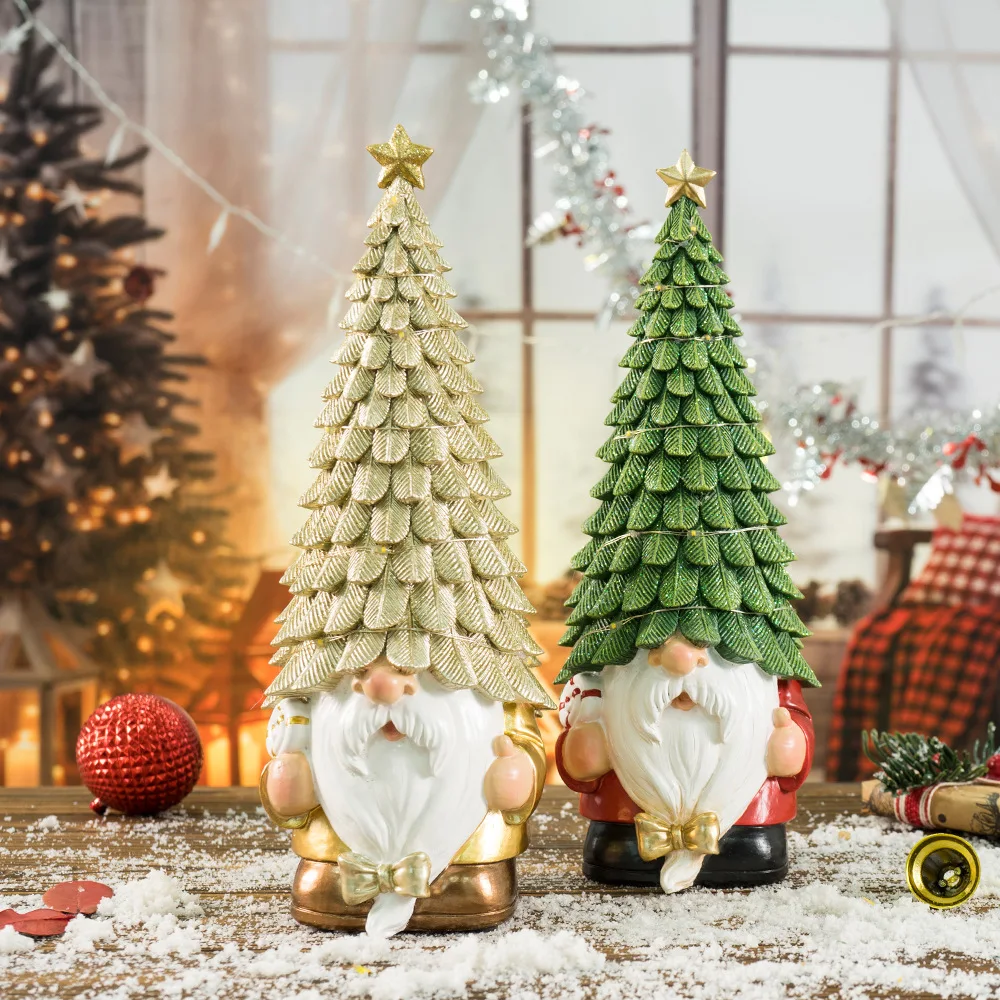 New arrival Christmas dwarf Christmas tree home decoration sculpture desktop holiday decoration kitchen bedroom office crafts