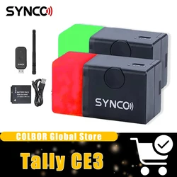 SYNCO CE3 Tally Light Camera Eye Transmitter 2.4G Lora IP Remote Connectivity 10H Battery Life Supports 1km Transmission