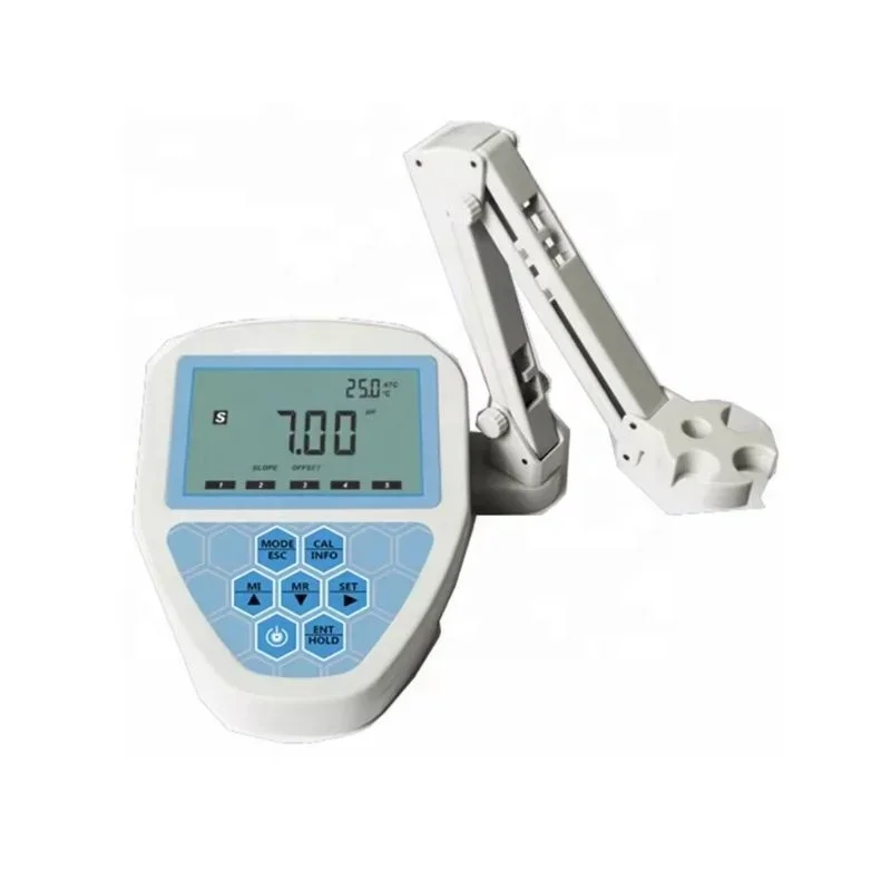 NEW Basic Desktop pH Meter With Auto-Hold Function Slop Display Buffer Recognition Function for Research and Quality Control