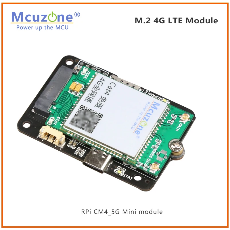 M.2 4G LTE Module,Raspberry Pi,NVIDIA driver free,eSIM CHIP,GPS,Compatible with 5G interface,30*52mm CM4 fibocom NL668-EU ZTE