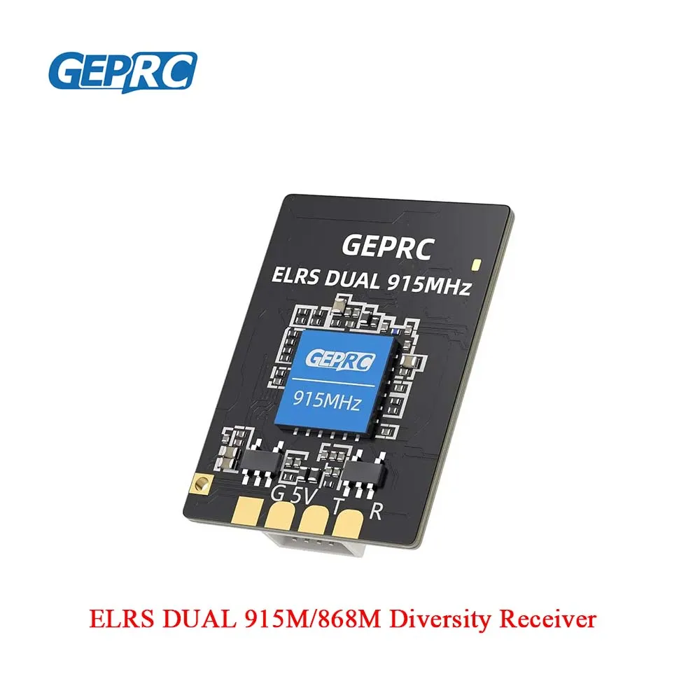 

GEPRC ELRS DUAL 915M разнообразный приемник 915 МГц 868 МГц модуль ExpressLRS встроенный WIFI для радиоуправляемого самолета FPV дрон дальнего действия DIY