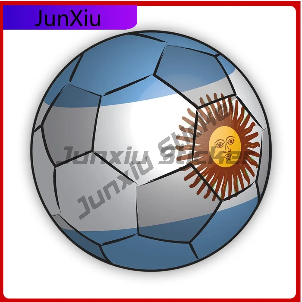 Argentina Football Sticker Scratch Resistant Sun Resistant Vintage For Motorcycle Rear Windshield Car Body Self Adhesive Easy