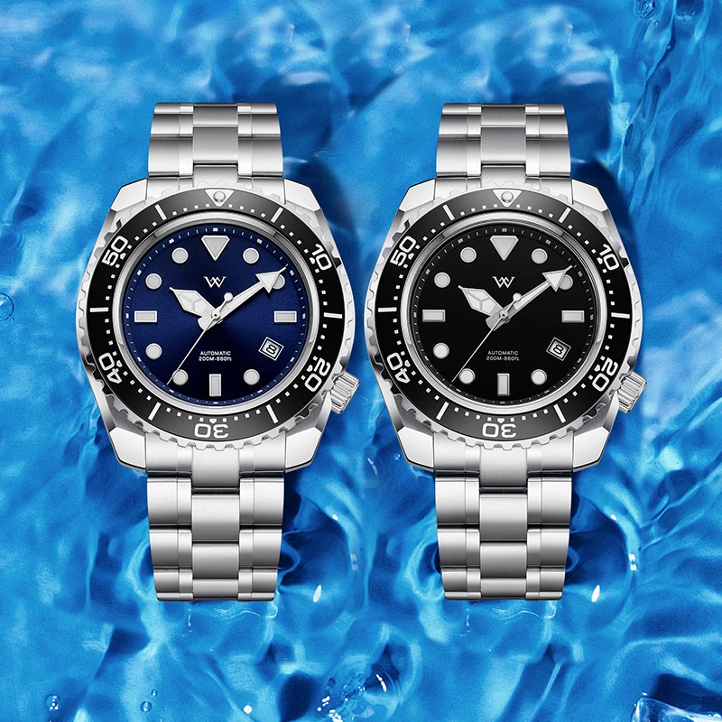 WM Watch Automatic Mechanical Watches Water Resistant Classic Casual Business Man Watch Welly Merck Watch WM175M