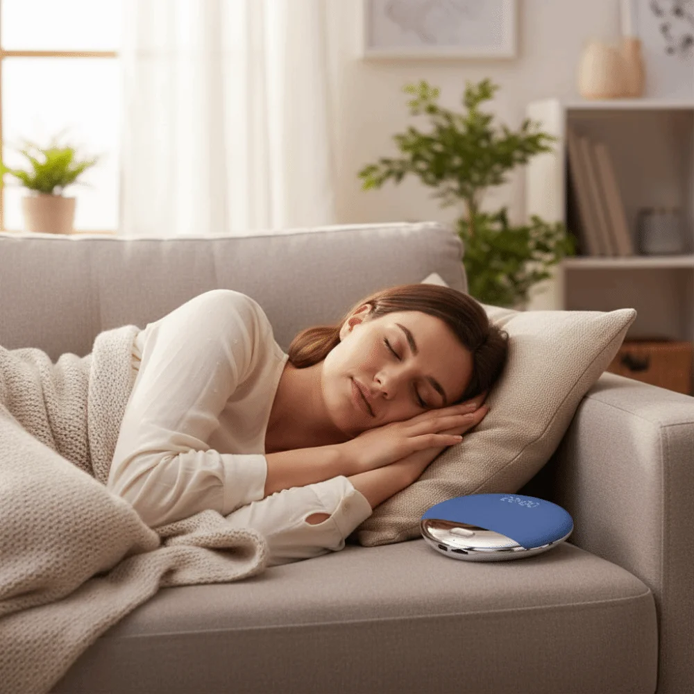 

Ultra-Thin Under Pillow Bluetooth Speaker Mini For Better Sleep White Noise Machine Wireless Connection HiFi Stereo Sound