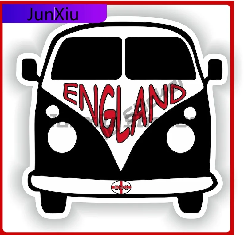 Van England Sticker Funny Cool Cool Laptop Motorcycle Durable Vinyl Exterior Parts Vinyl Decal For Car Truck SUV Window Bumper