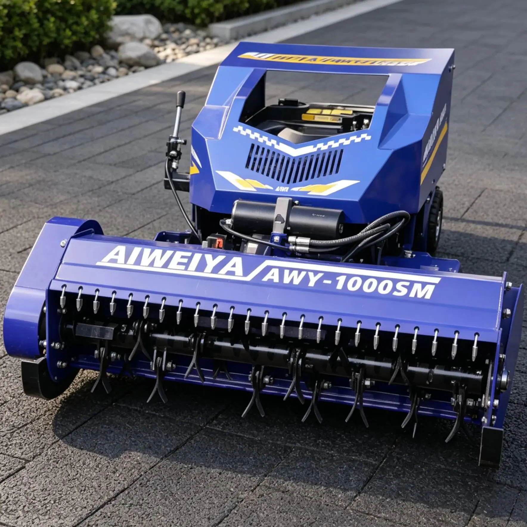 Customized Intelligent Crawler Lawn Mower Remote Control Self-Propelled Grass Shredder Agricultural Orchard Reclamation Hot Sale