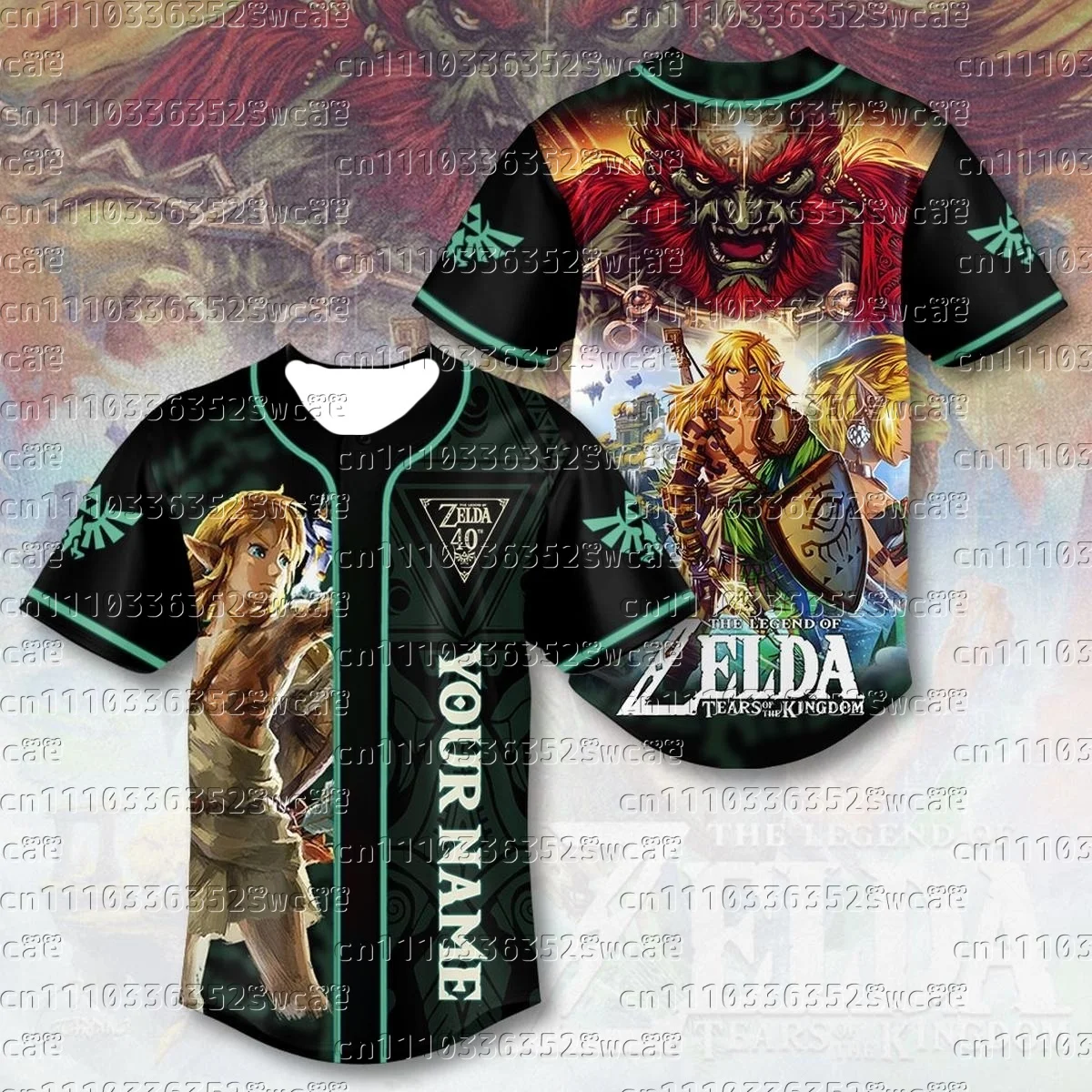 Bandai Brand Animation Movie Game Sedar Legend Theme Summer Oversize T-shirt Adult Family Matchmaking 2026