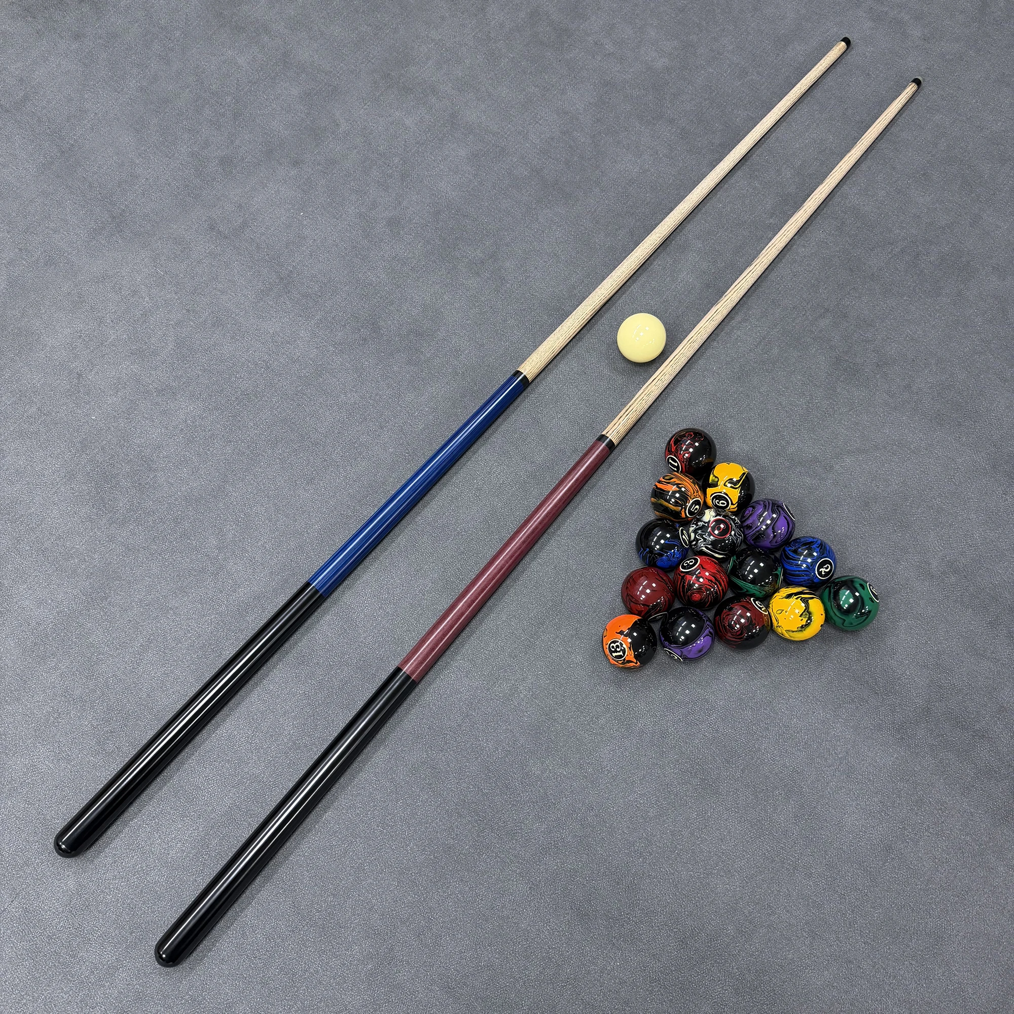 Billiard cue, jump cue, 138cm, head 13mm, high hard durable, jump integrated, multi-color optional, stable feeling