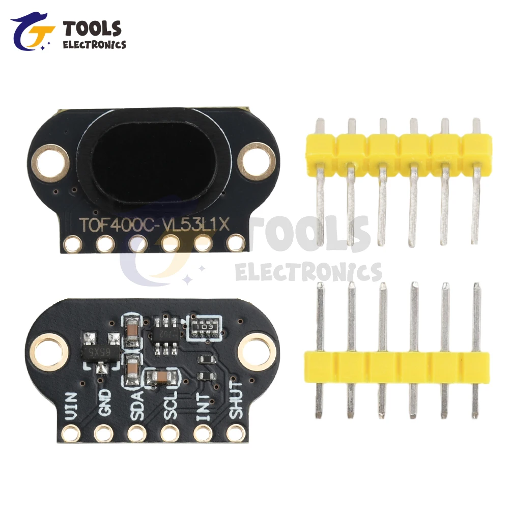 

TOF050C 400C Laser Distance Sensor Module ToF Time-of-Flight Distance IIC Output Distance Sensor for 50CM/4M VL6180X VL53L1X