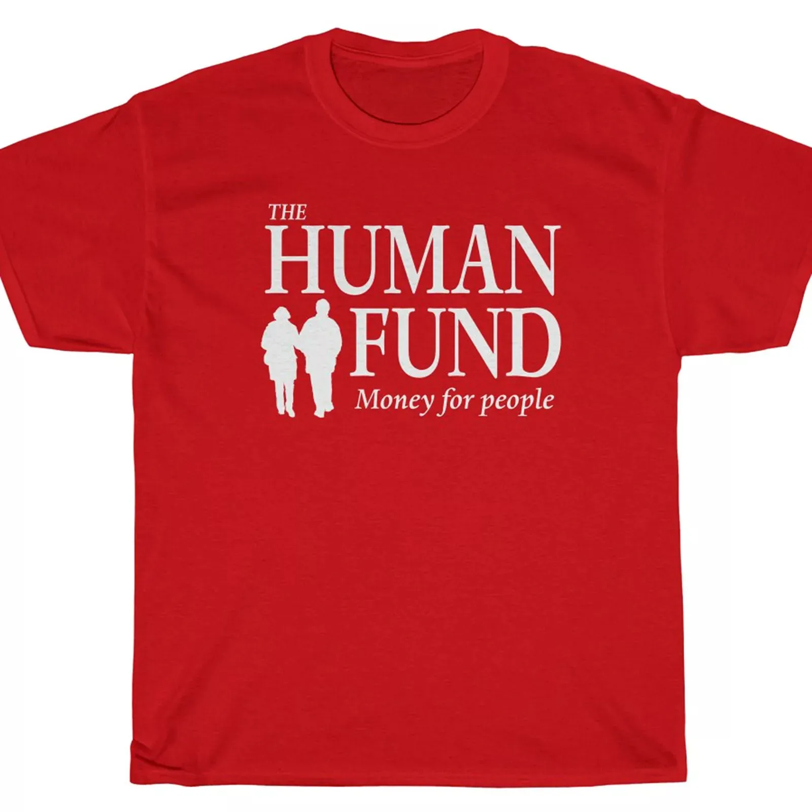 HUMAN FUND T-Shirt - Costanza SEINFELD Curb christmas festivus  Cool Printed Crazy T Shirts  Classic letter Printed T Shirts