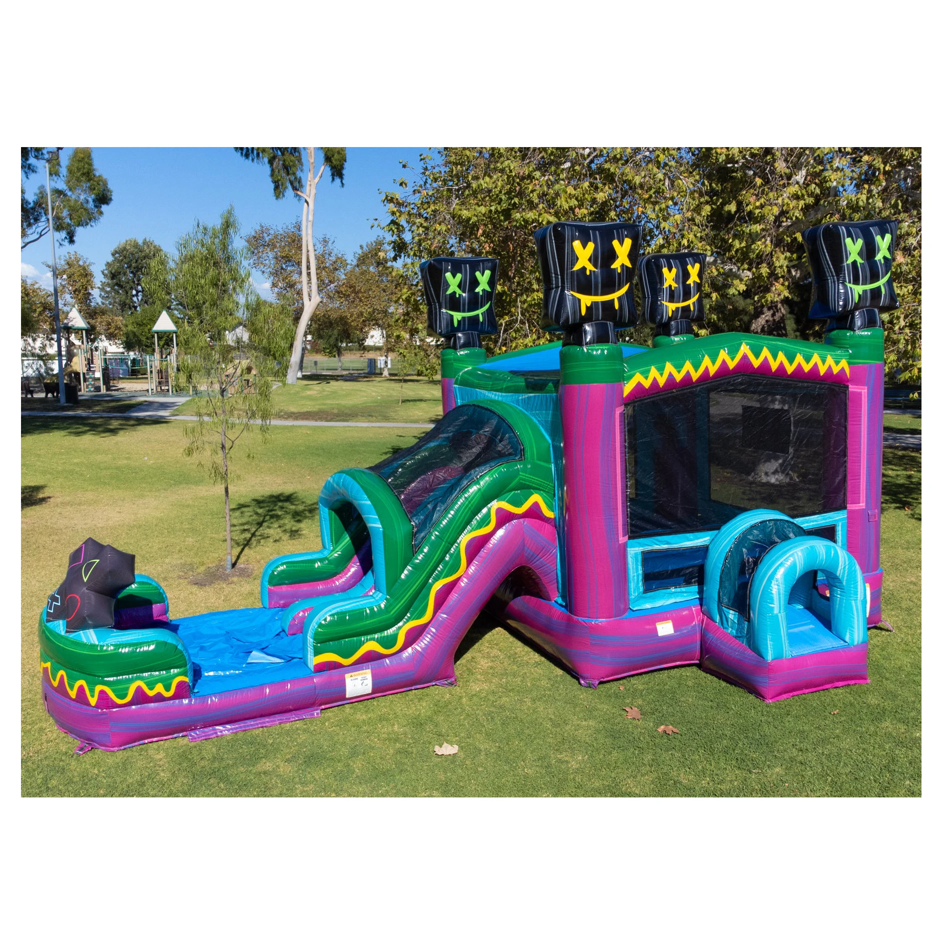 

Inflatable Bouncer Jumping Castle Commercial PVC Bounce House Party Jumper Playground Bouncy Bouncing Combo Slide For Kids