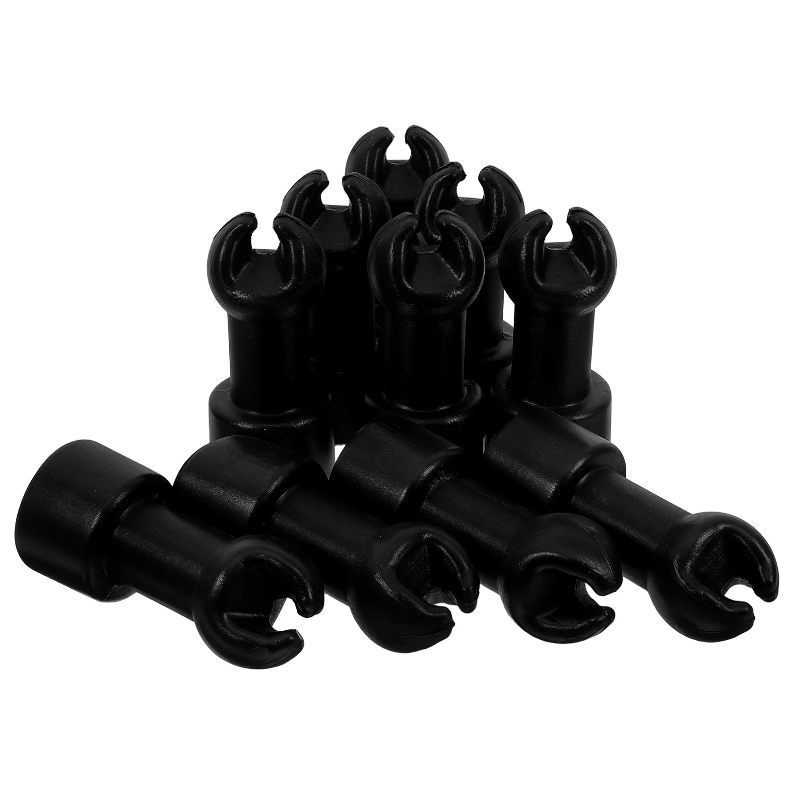 

10 Pcs Trampoline Accessories Plastic Parts Cap Covers Protectors Pole Caps Replacement Tube Sleeve Playground