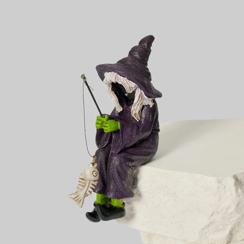 

Темный настольный орнамент, скученный, просмотр ведьмы, рыбалка-креативный озорной Хэллоуин, Рождественский подарок, экшн-фигурка, игрушка