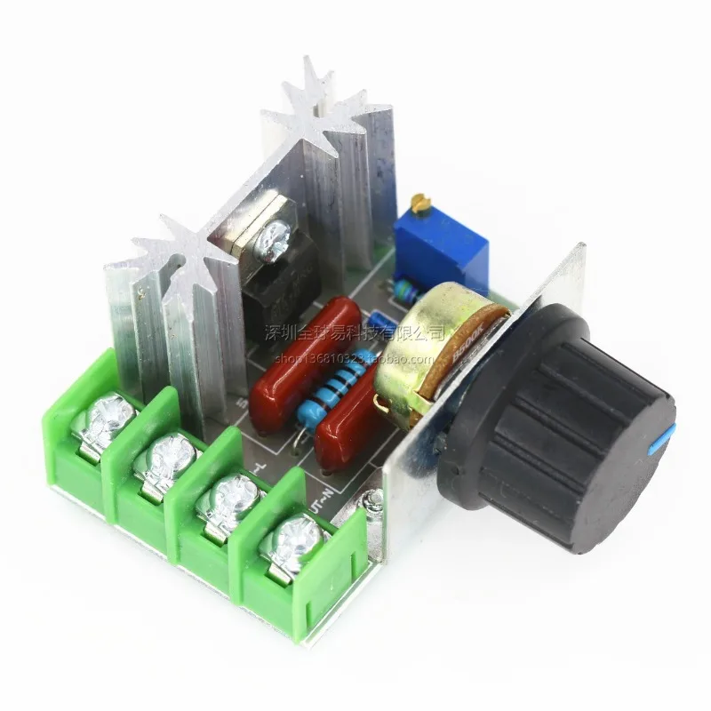 2000W PWM AC 50-220V 25A Motor Speed Controller SCR Regulator for LED Dimmers Motor