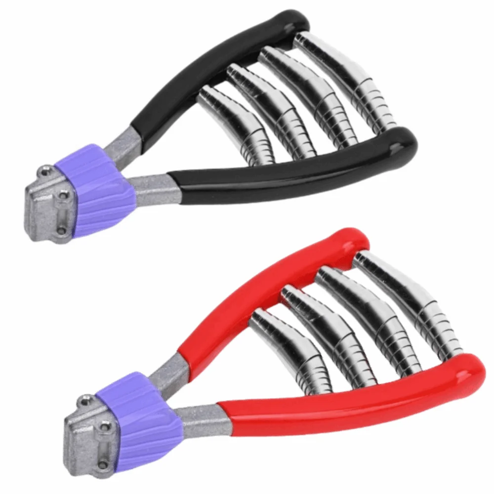 Zinc Alloy Steel Starting Clamp 4 Spring Durable Grip Stringing Starting Clamp Black Finish Pressure-Reducing Pads