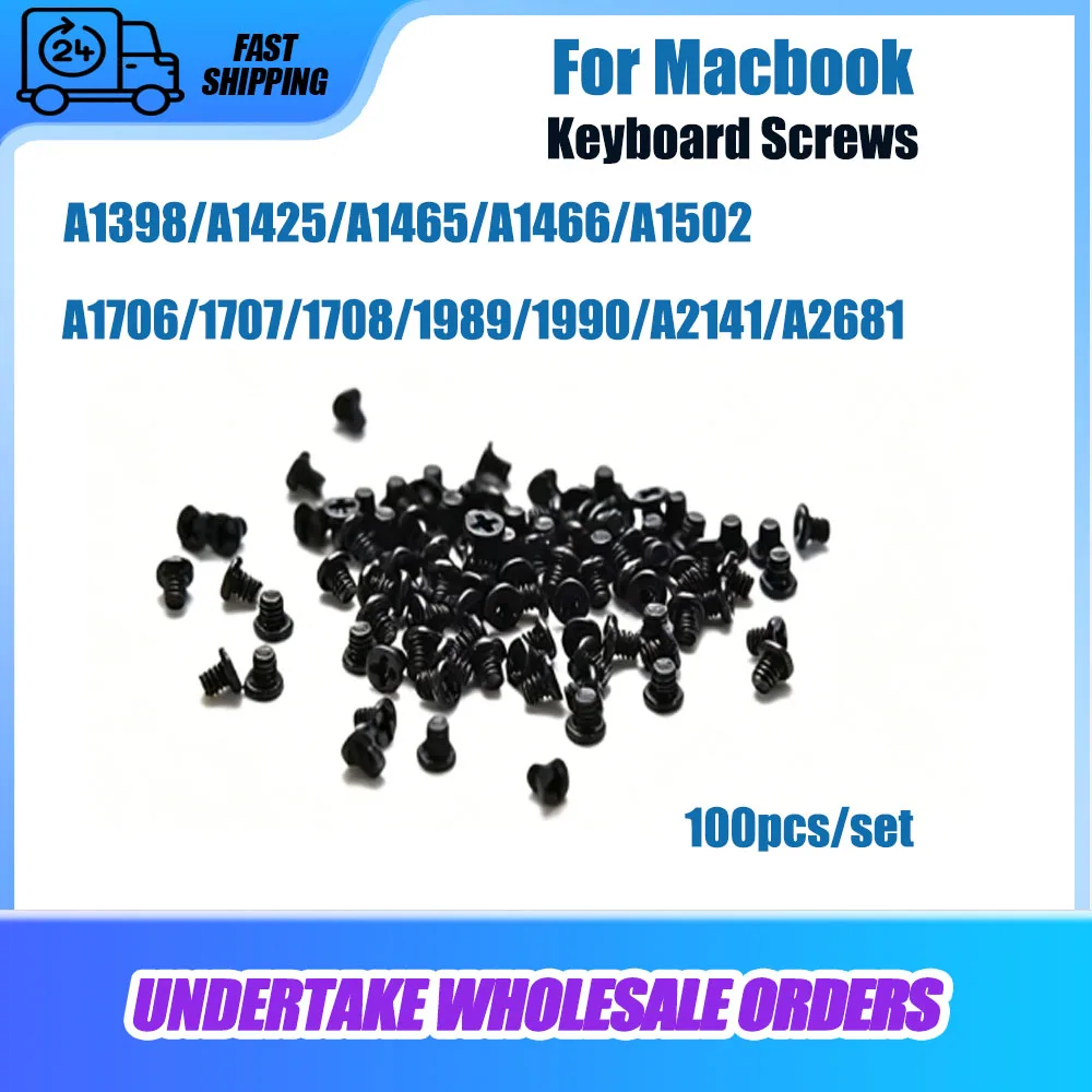 New Laptop Keyboard Screw Set For Macbook Pro A1398 A1425 A1465 A1466 A1502 A1706 A1707 A1708 A1989 A1990 A2141 A2681 Screws
