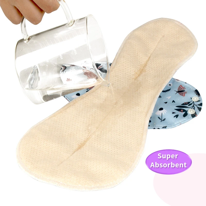 AIO Reusable Menstrual Pads for Monthly Gaskets Women\'s Panties Washable Sanitary Napkin Female Hygiene Daily Towels Personal He