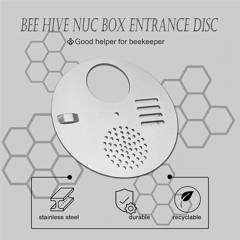 

AB33-10PCS Beekeeping Equipment Hive Beekeeping Tools Entrance Tray (Diameter: 12.5 Cm)