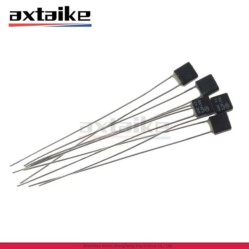 

100PCS RH 92 95 105 110 115 120 125 130 135 140 145 150 Degree ℃ Fan Motor Thermal Fuse Temperature Fuse 2A 250V Block Black