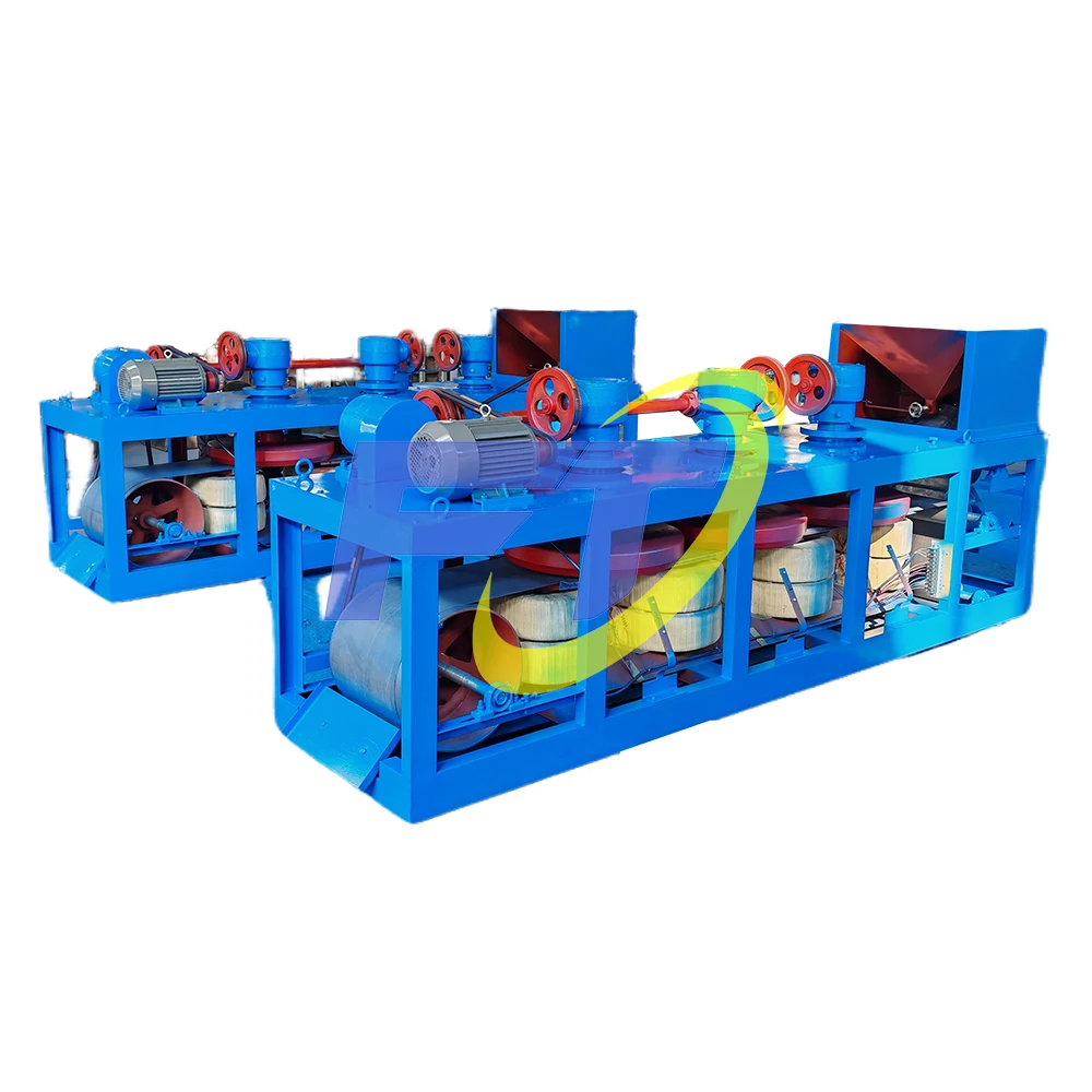 High Precision Belt Type Three Disc Magnetic Separator for Dry Material
