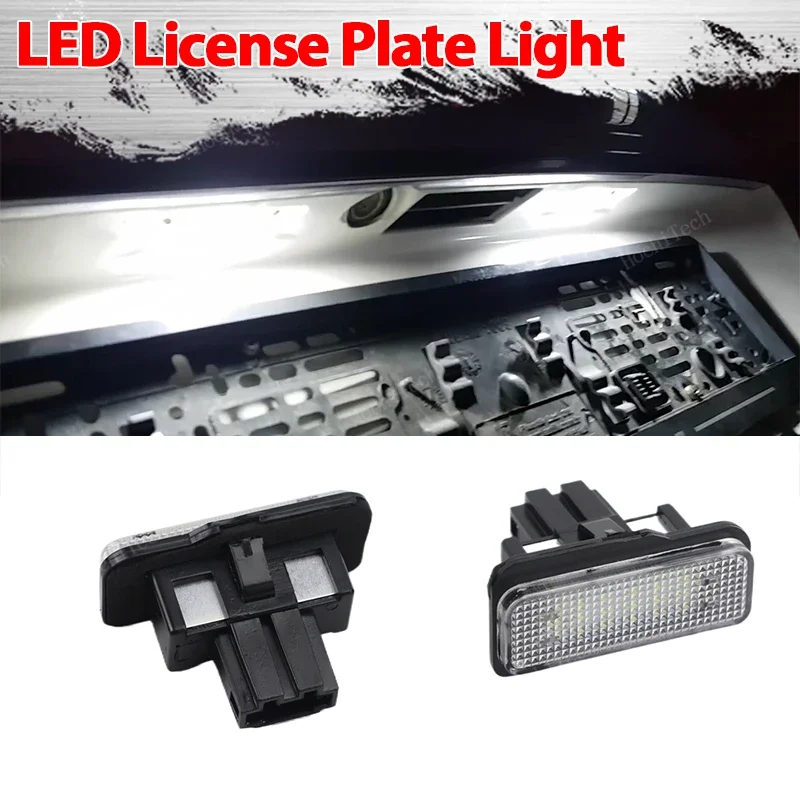 12V LED License Number Plate Light Lamp No Error For Mercedes Benz E-Class W211 S211 CLS-Class W219 C-Class S203 SLK-Class R171