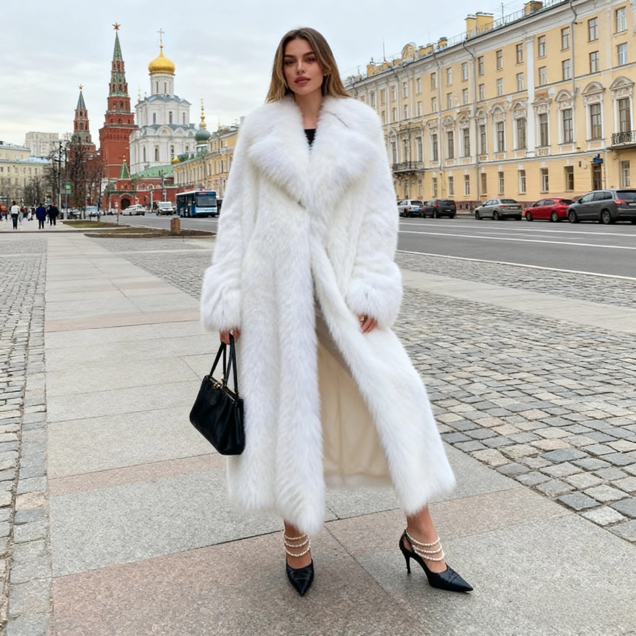 ロングコート女性フェイクファージャケット Y2k ストリートウェアターンダウンカラーコート厚く暖かいジャケットエレガントな仕事アウター秋冬