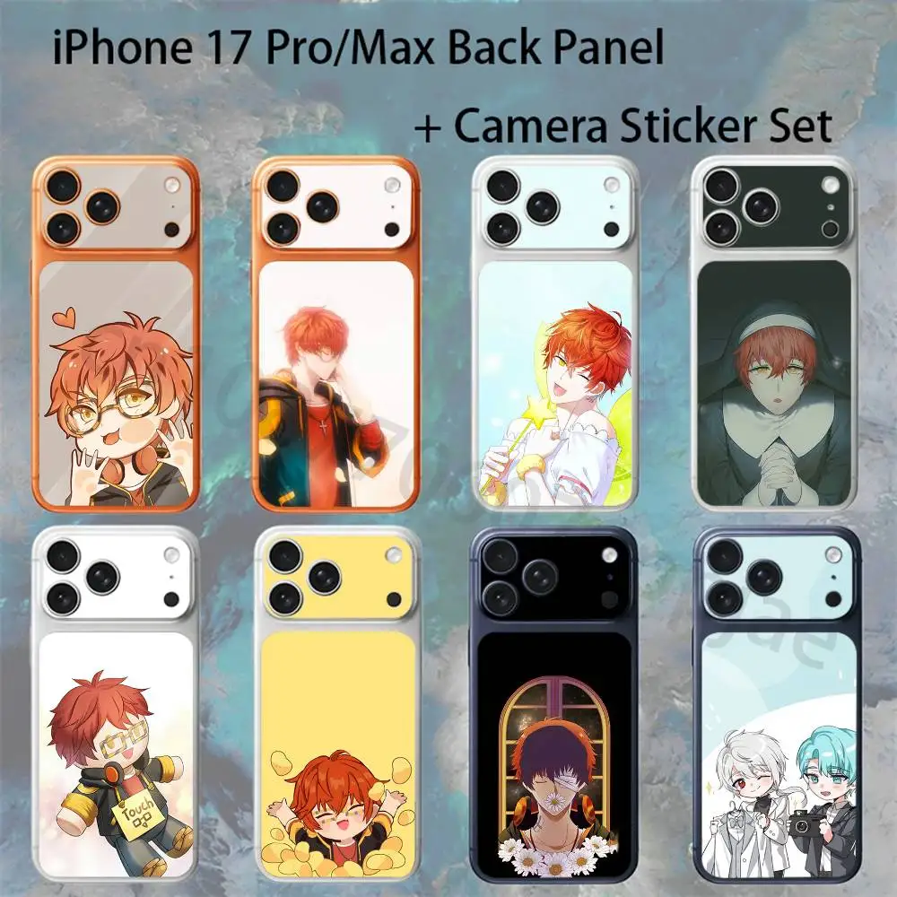 

Mystic Messenger For iPhone 17 Pro /Pro Max Battry Back Cover with Camera Decal Skin Rear Protective Sticker Film