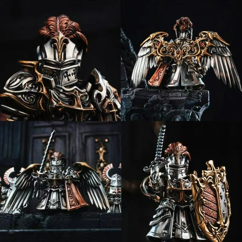 Paladin Magnetic Detachable Metal Figurine Desktop Decoration Copper Pendant Handle Figurine Cultural And Creative Souvenir