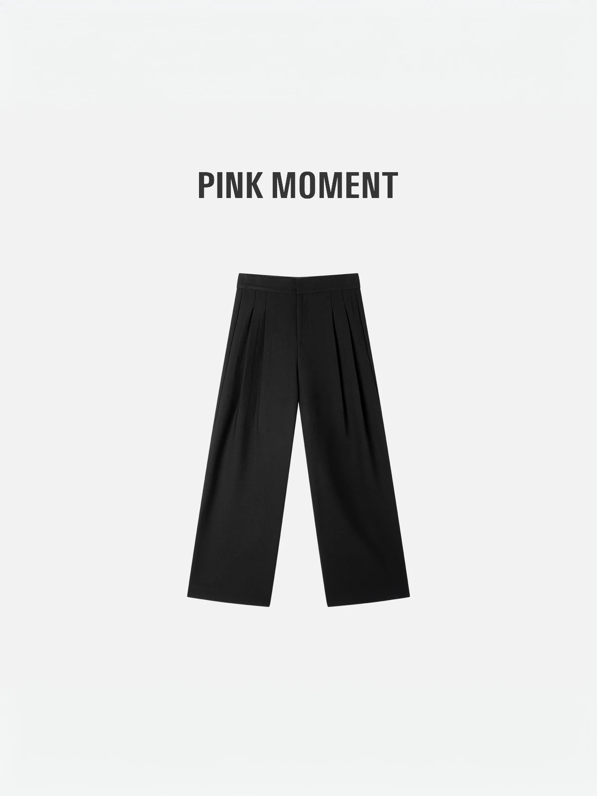 

Cool Sister Pure Color Straight Leg Pleated Wide Leg Jeans Faionable Spring New Arrival Comfortable High Waist Zipper Closu...