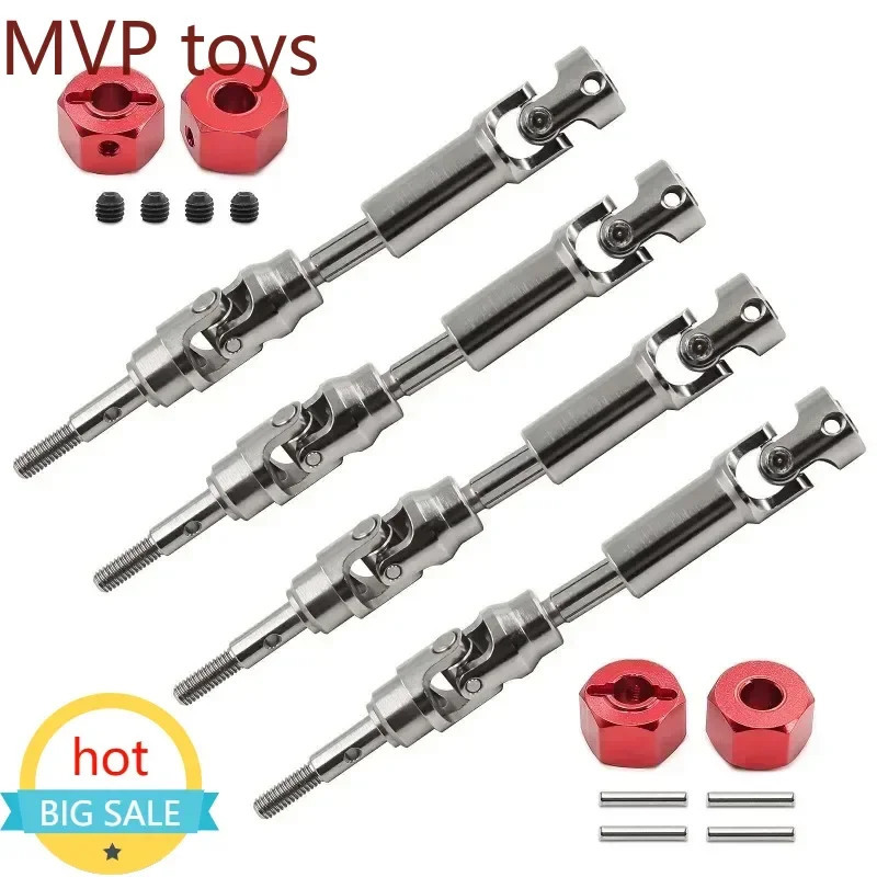 

Durable-Stainless Steel Front Axle Shaft And Rear Drive Shaft For Trxs Mini Maxx RC Car Upgrade Parts