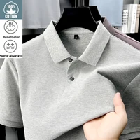 Polo 100% algodón para hombre de 20 colores: camiseta informal transpirable de verano, ideal para golf y deportes, informal de negocios, acabado similar a la seda