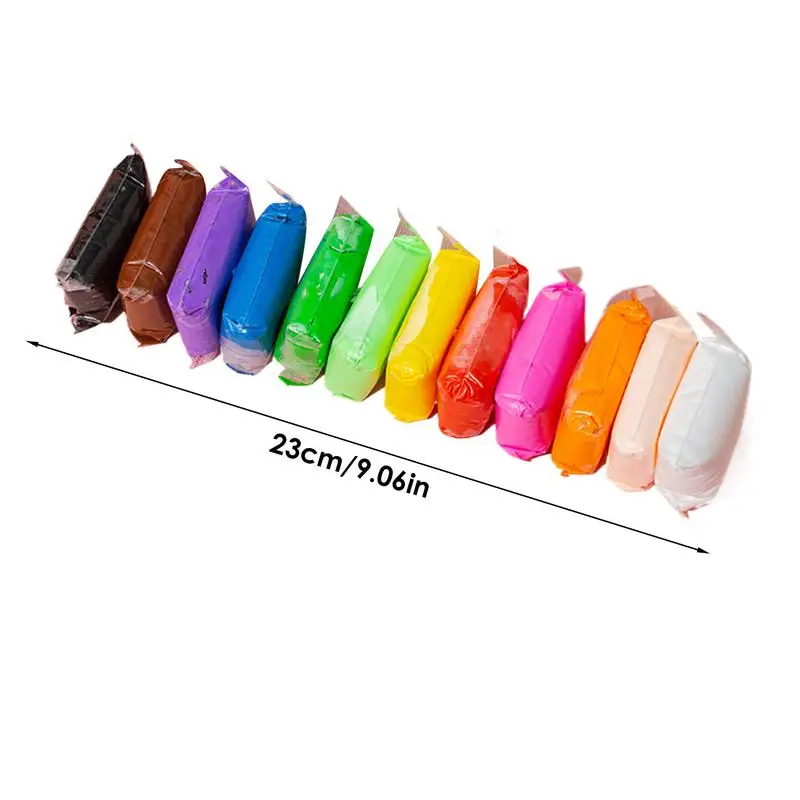 Super lekka glina dla dzieci kolorowa glina z narzędziami ręcznymi dla dzieci DIY zabawki plastelina glina kryształowa wczesna nauka