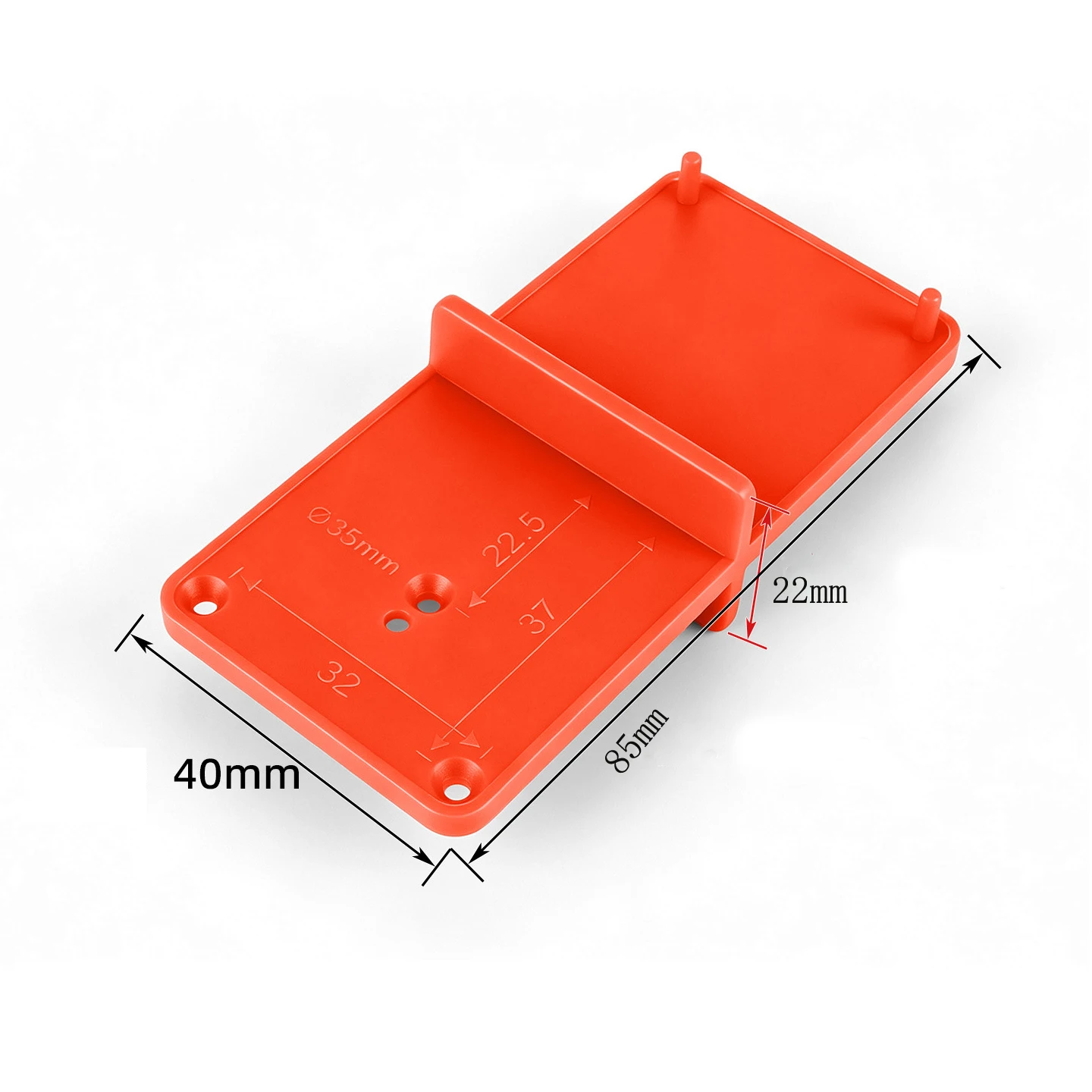40mm Cup Drill Cabinet Door Jig For Home Renovation Accurate Drilling No Manual Marking Quick Placement Error-free Measurement