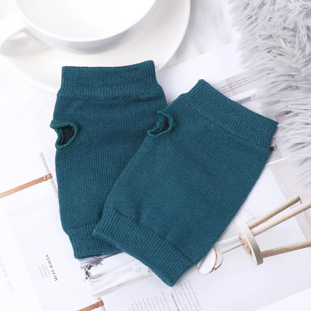 Fashion Wool Winter Autumn Warm Knitted Wool Glove Wrist Gloves Exposed Finger Half Mitten